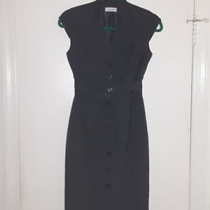 **SALE**Calvin Klein Dress Button down w/tie belt